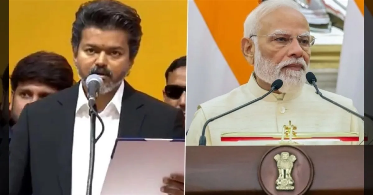 மத்திய அரசு, தமிழக அரசுடன் இணைந்து பணியாற்றும்!! முதல்வர் விஜய்க்கு பிரதமர் மோடி சூசகம்!!