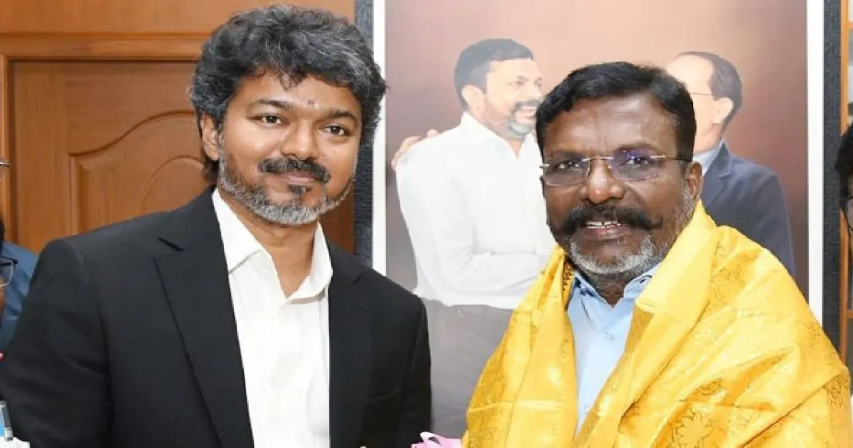 விசிக உள்ள அணியே வெல்லும்! முதல்வர் விஜய்க்கு திருமாவளவன் வாழ்த்து!