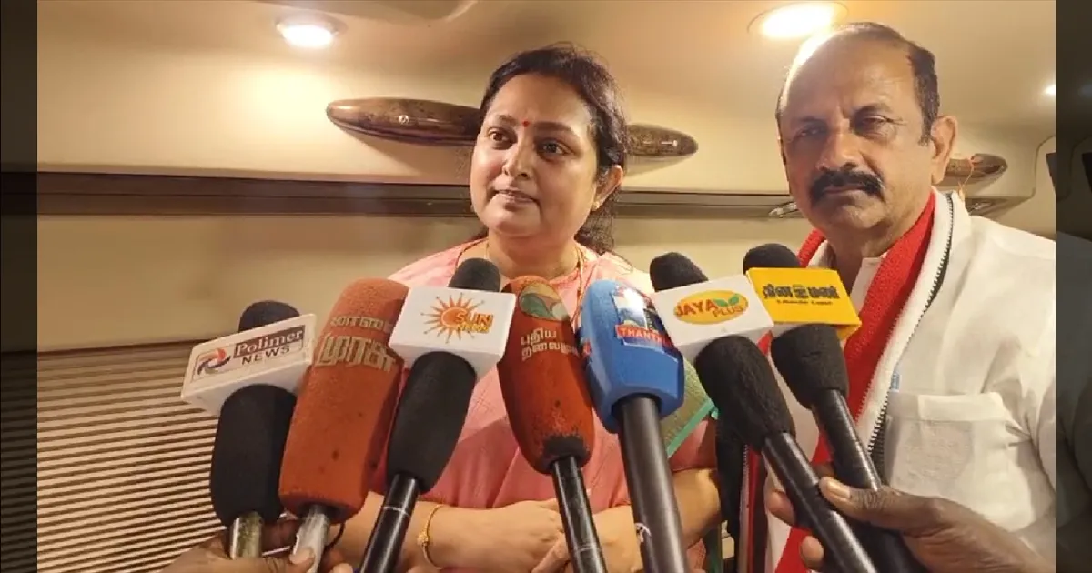 முதலில் அரசியல் கத்துக்கிட்டு வாங்க! நடிகர் விஜய்யை வறுத்தெடுத்த அதிமுக விந்தியா!