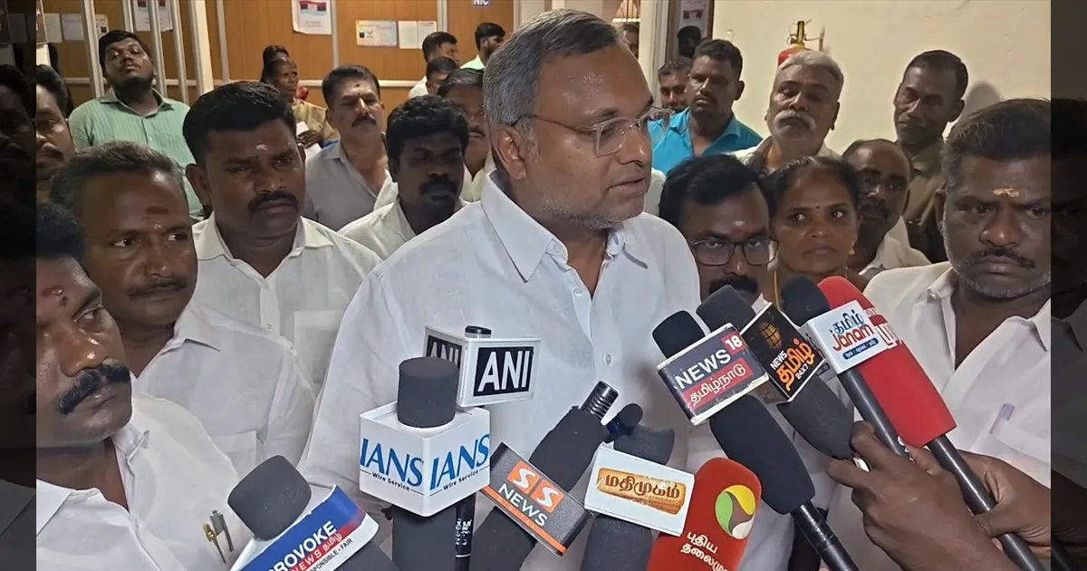தமிழகத்தின் அரசியல் முக்கியத்துவம் குறையும்! தொகுதி மறுசீரமைப்பு குறித்து கார்த்தி சிதம்பரம் எம்.பி. எச்சரிக்கை!