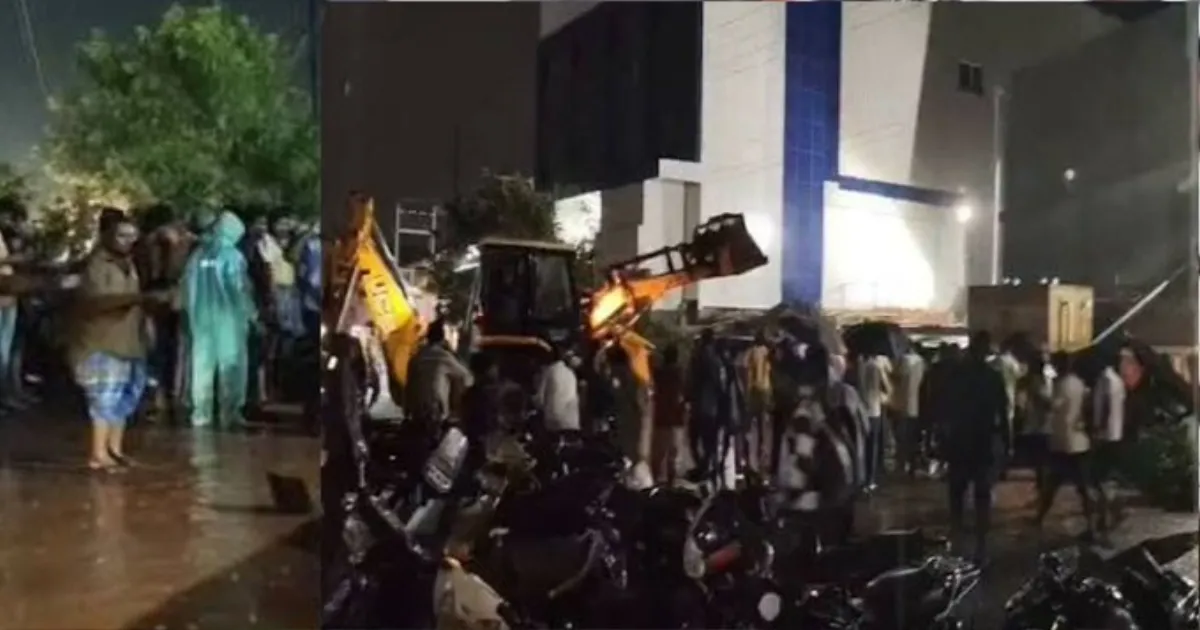 நள்ளிரவில் நடந்த பயங்கரம்... 30 அடி உயர சுவர் இடிந்து விழுந்தது... இடிபாடுகளில் சிக்கியோர் நிலை என்ன?