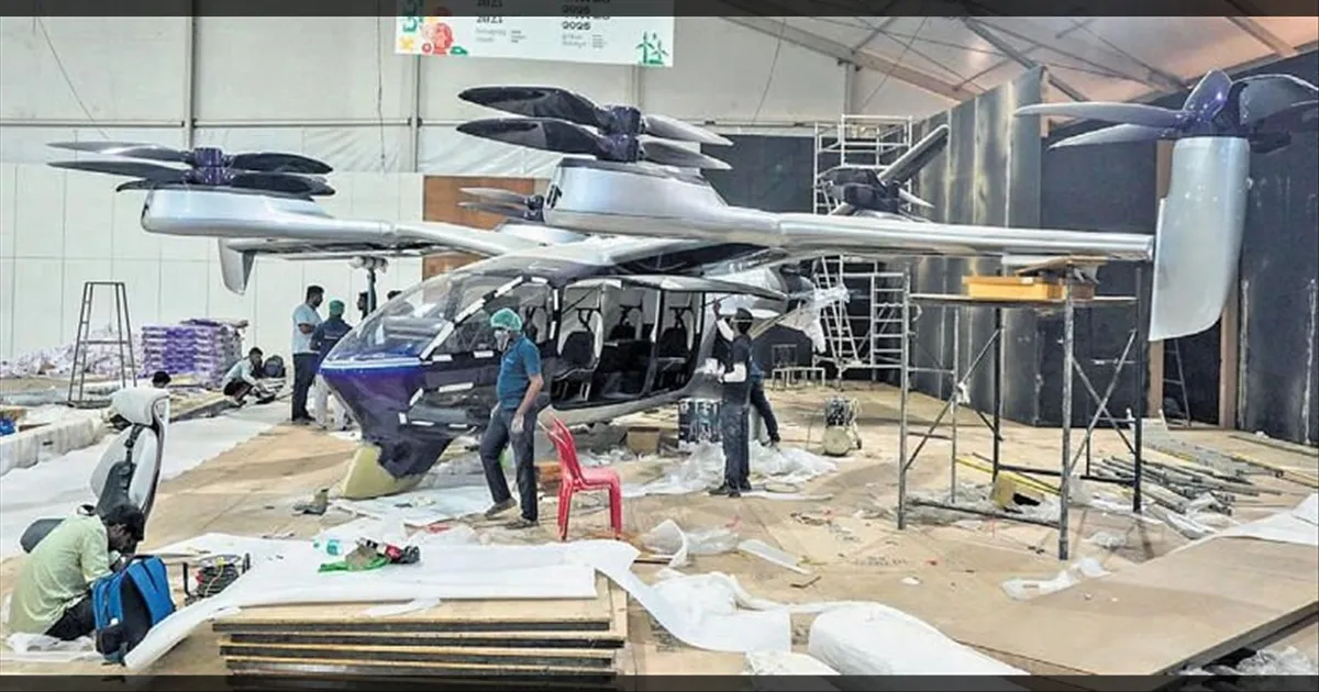 new E-helicopter introduced in bengaluru