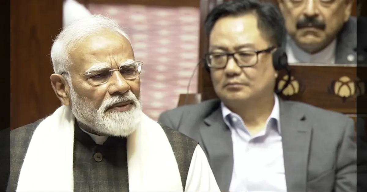 ''மோடி.. மோடி..'' மாநிலங்களவையில் அதிரடி முழக்கம்! எதிர்க்கட்சிகளின் அமளிக்கு மத்தியில் பிரதமர் உரை!