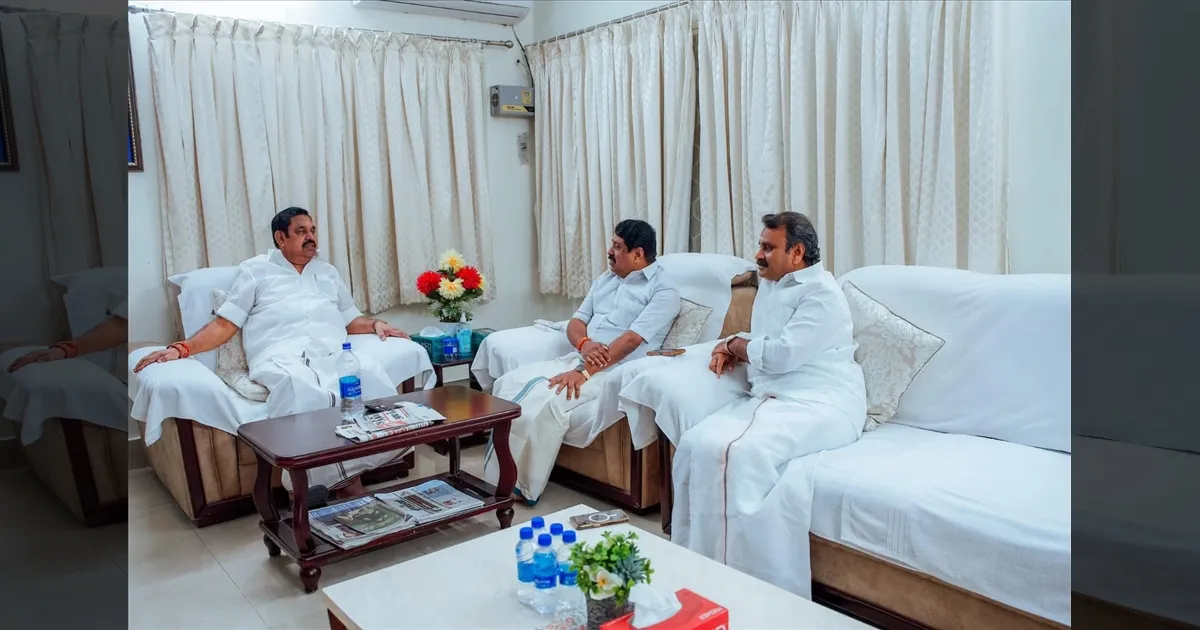 எடப்பாடி பழனிசாமி இல்லத்தில் பாஜக தலைவர்கள் திடீர் சந்திப்பு: 2026 தேர்தல் கூட்டணி குறித்து ரகசிய ஆலோசனை!