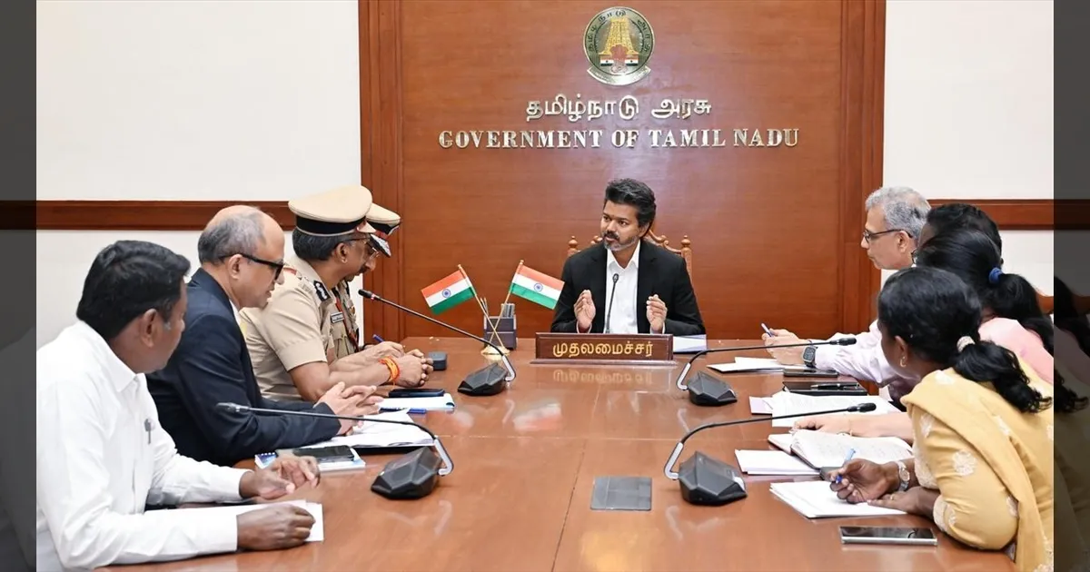 மேகதாது அணை விவகாரம்! ஆக்‌ஷனில் இறங்கிய முதல்வர் விஜய்!! சட்ட நடவடிக்கைகளை விரைந்து மேற்கொள்ள உத்தரவு!