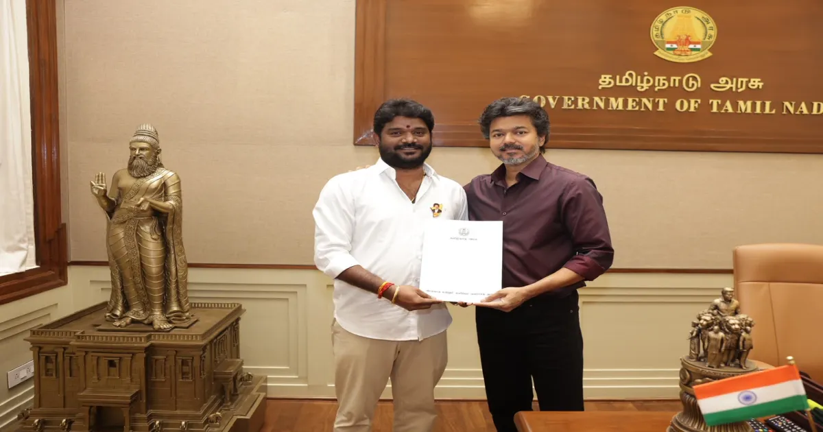 தமிழ்நாடு வீட்டு வசதி வாரிய புதிய தலைவராக தவெக வி.சிவா நியமனம்! தமிழக அரசு அதிரடி உத்தரவு!