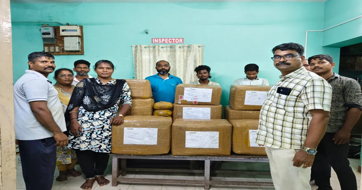 தாம்பரம் அருகே 156 கிலோ கஞ்சா பறிமுதல்! ஒடிசாவில் இருந்து கடத்திய 3 பேர் கைது!
