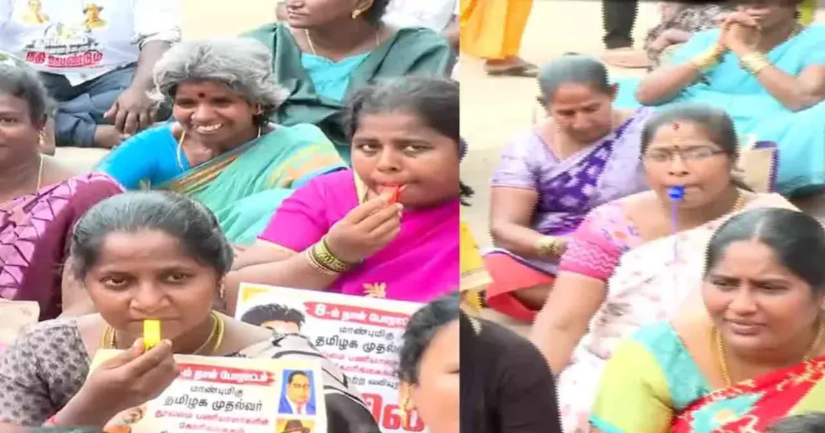 15 நாட்களாக காத்திருப்பு... உறுதியளித்த அமைச்சர்கள்..!! தூய்மை பணியாளர்கள் போராட்டம் வாபஸ்..!!