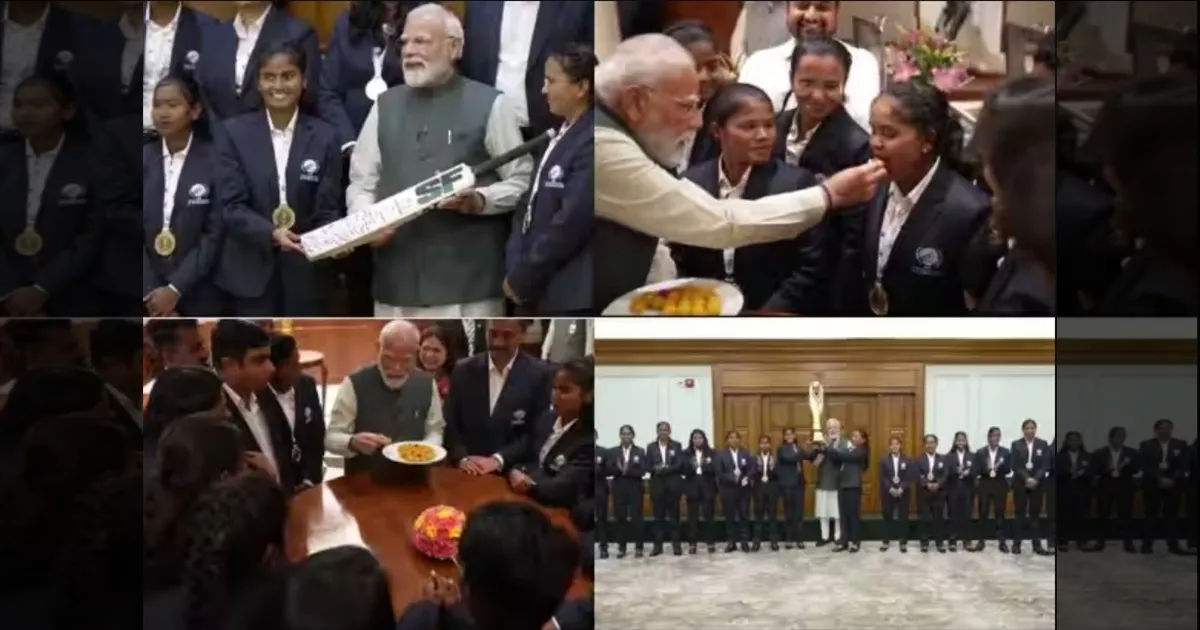 வரலாற்று சாதனை!! தோல்வியே காணாத அணி!! நேரில் அழைத்து மோடி கொடுத்த கவுரவம்! 